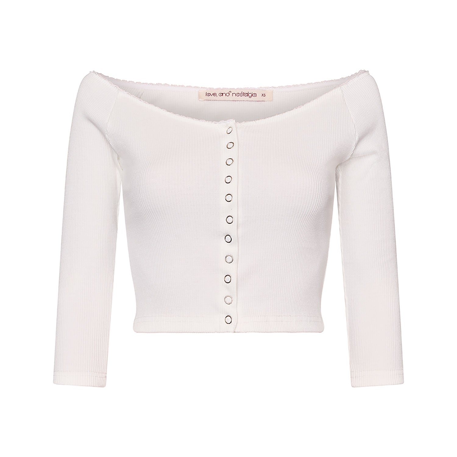 Sugar Baby Rib Top - White