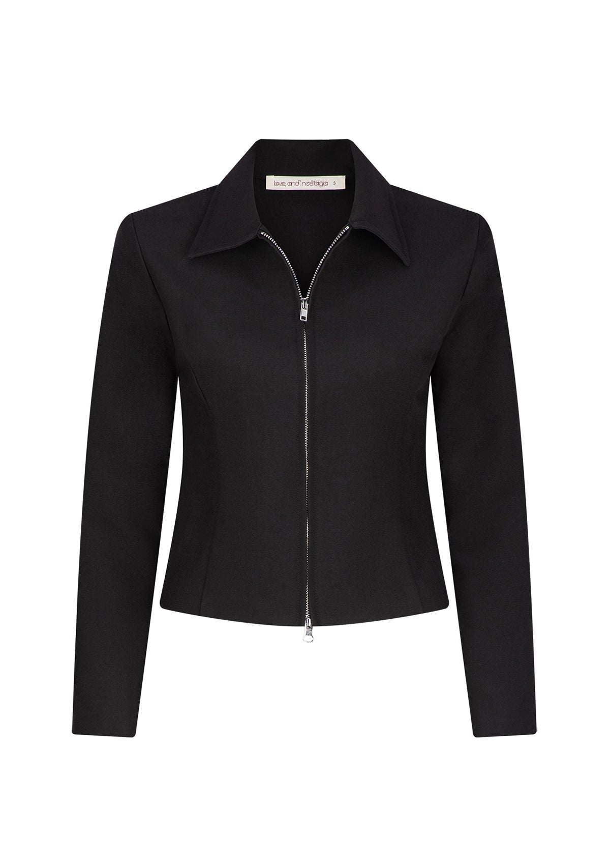 Motor Running Zip Jacket - Black