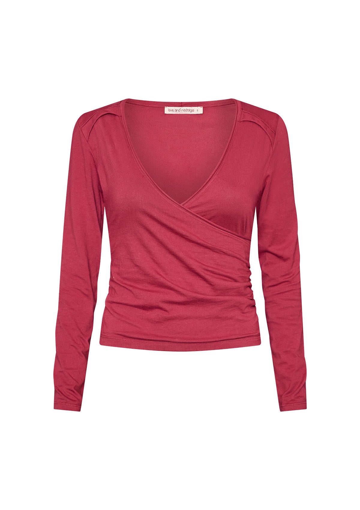 No Biggie Long Sleeve Top - Plum
