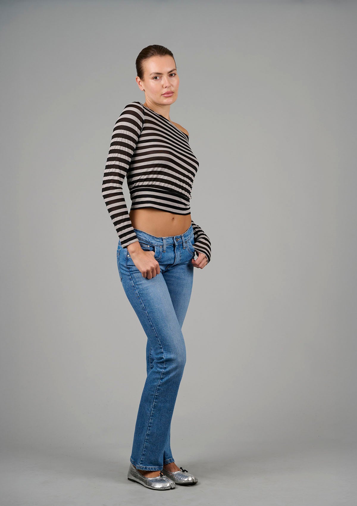 Killer Low Rise Bootcut Jean - Pale Vintage Blue