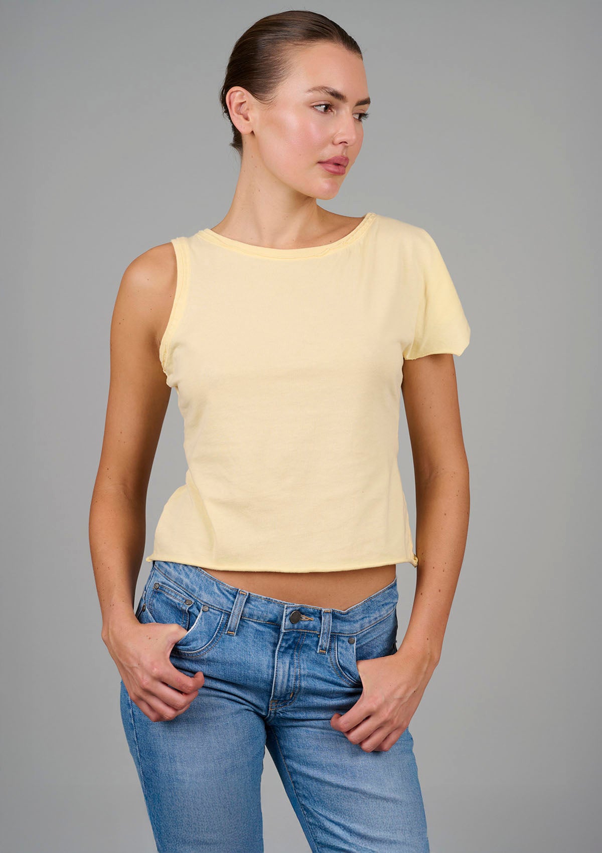 Two Faced Tee - Lemon