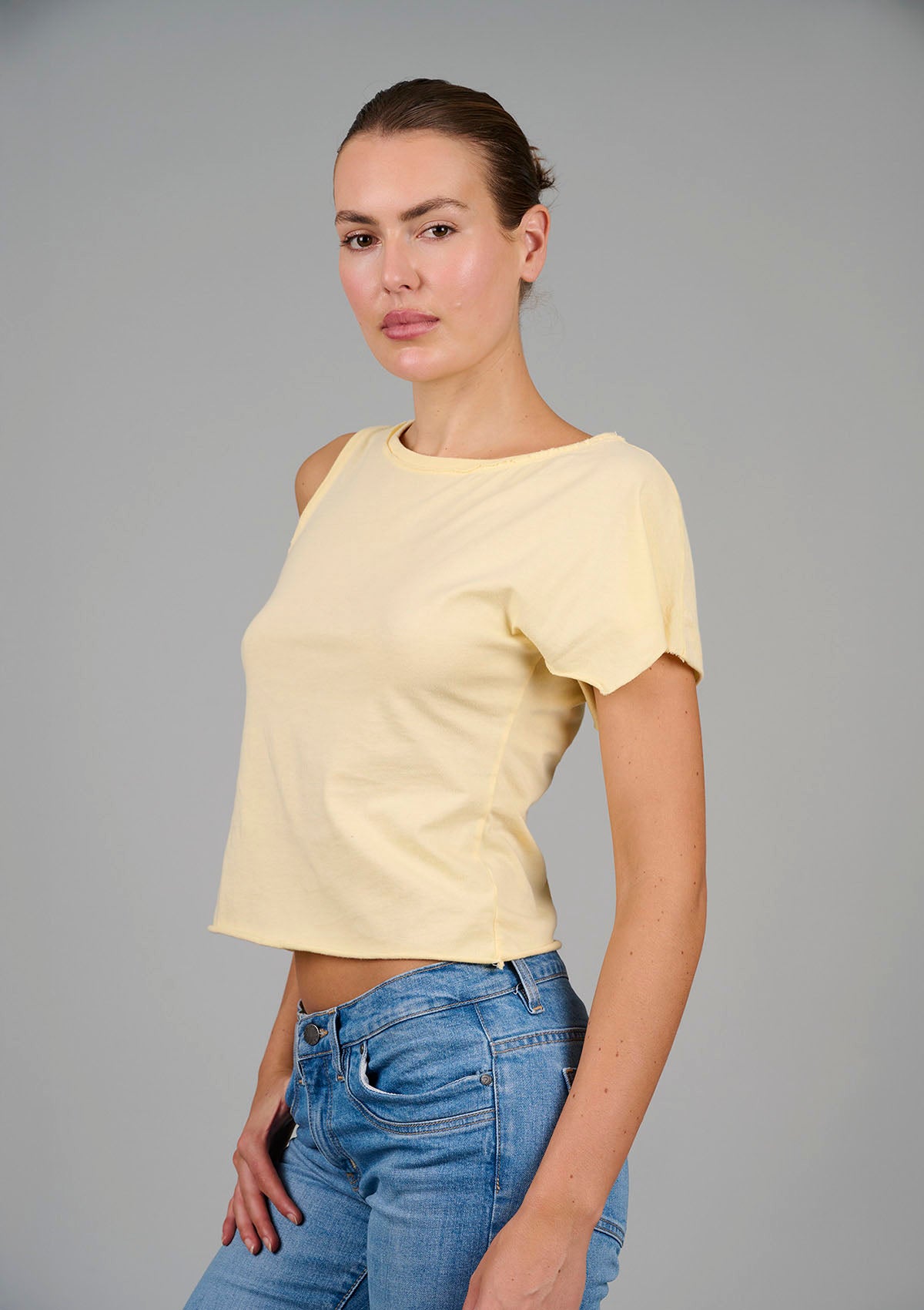 Two Faced Tee - Lemon
