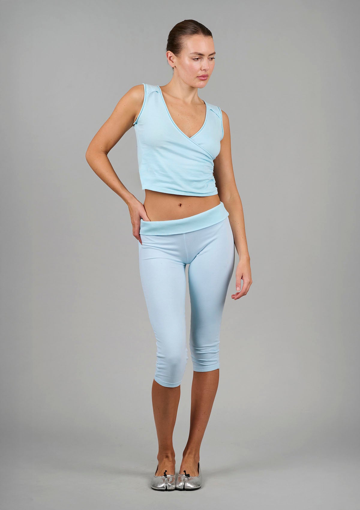 No Biggie Top - Pale Blue