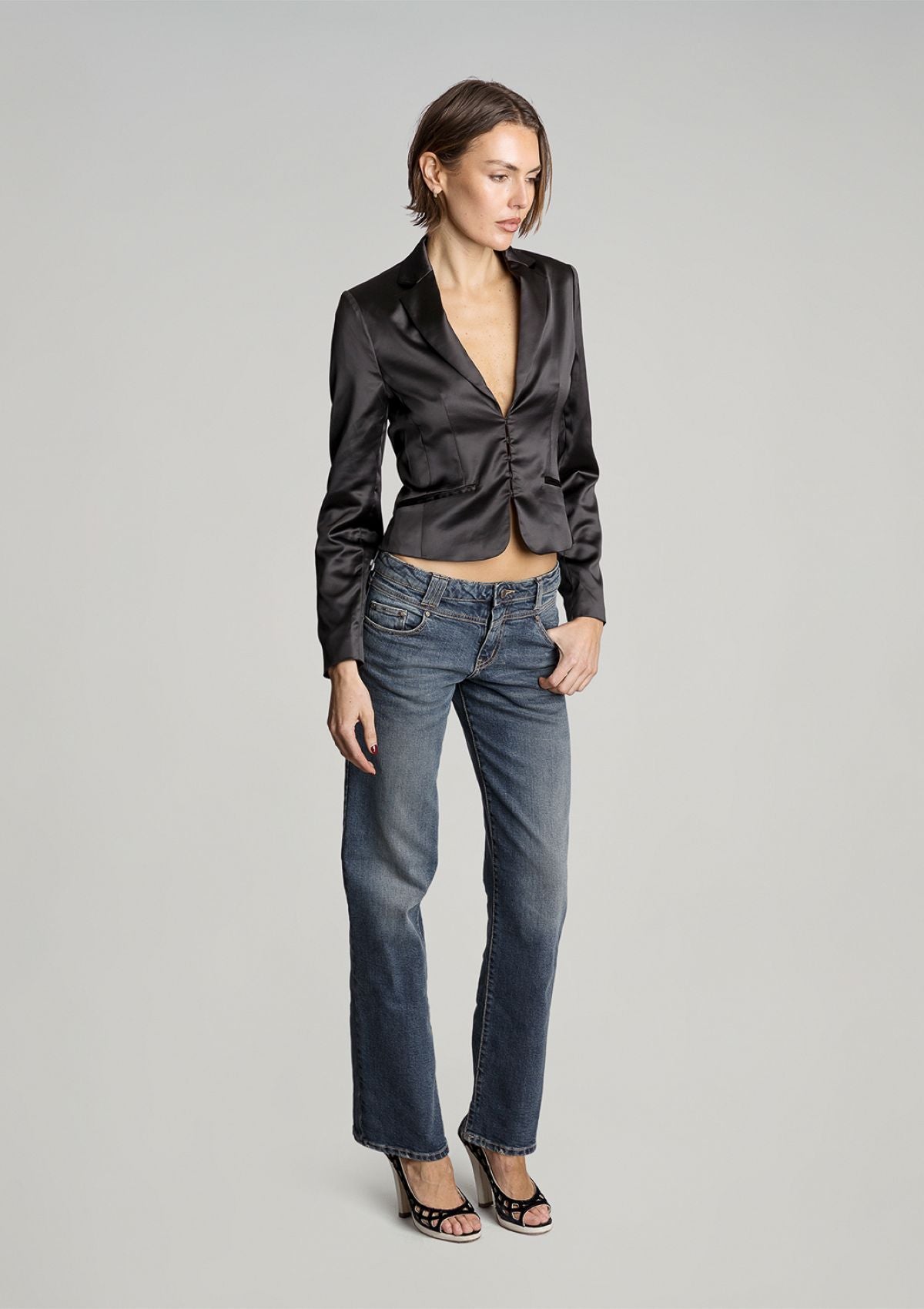 Mini Cigar Blazer - Black