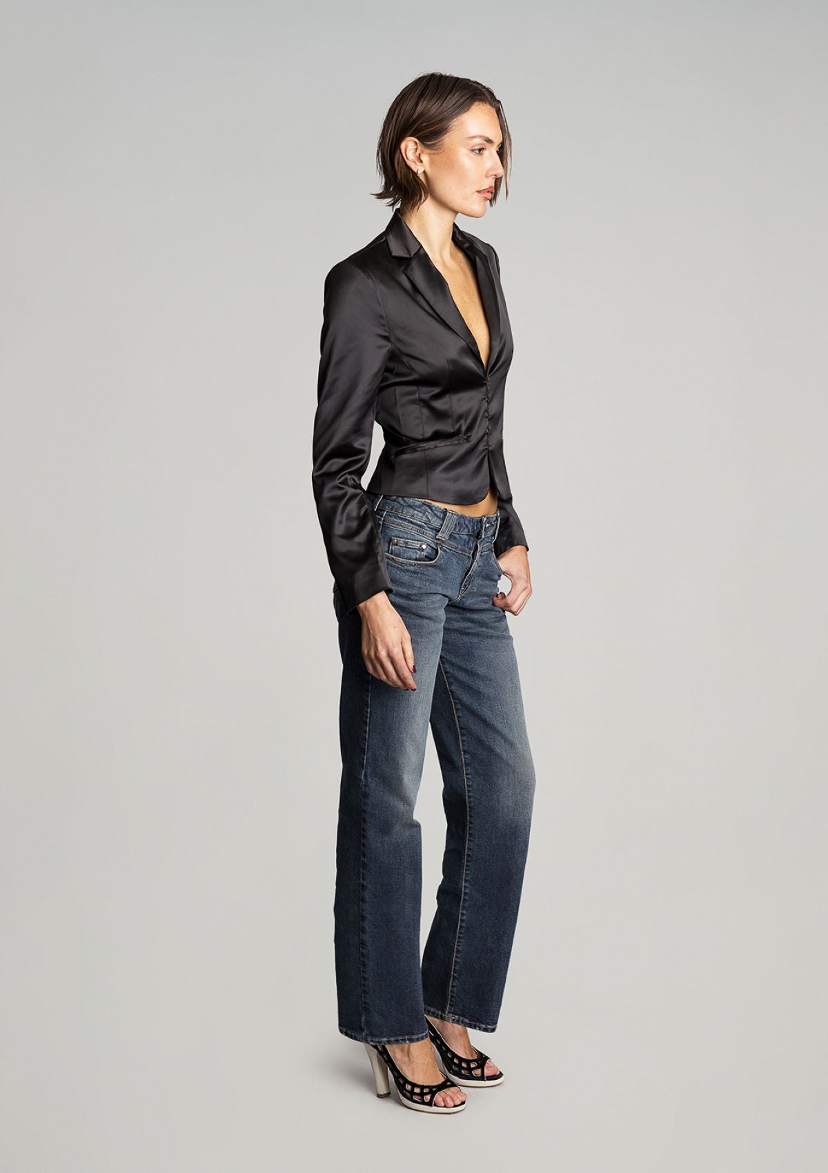 Mini Cigar Blazer - Black