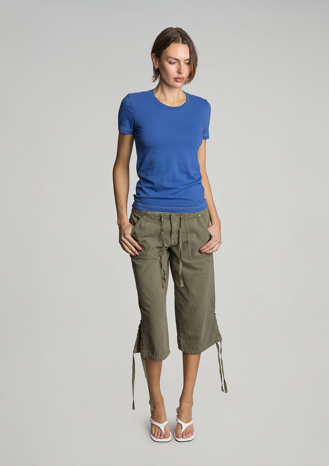 Big Bully Capri Pant - Army Green