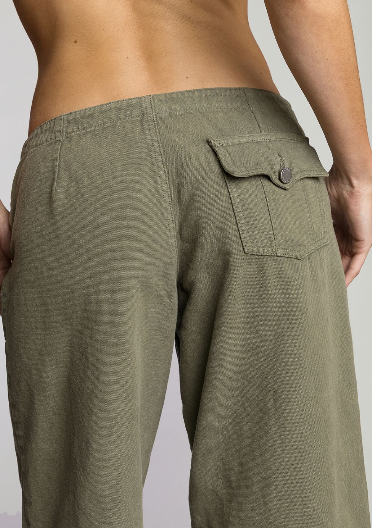 Big Bully Capri Pant - Army Green
