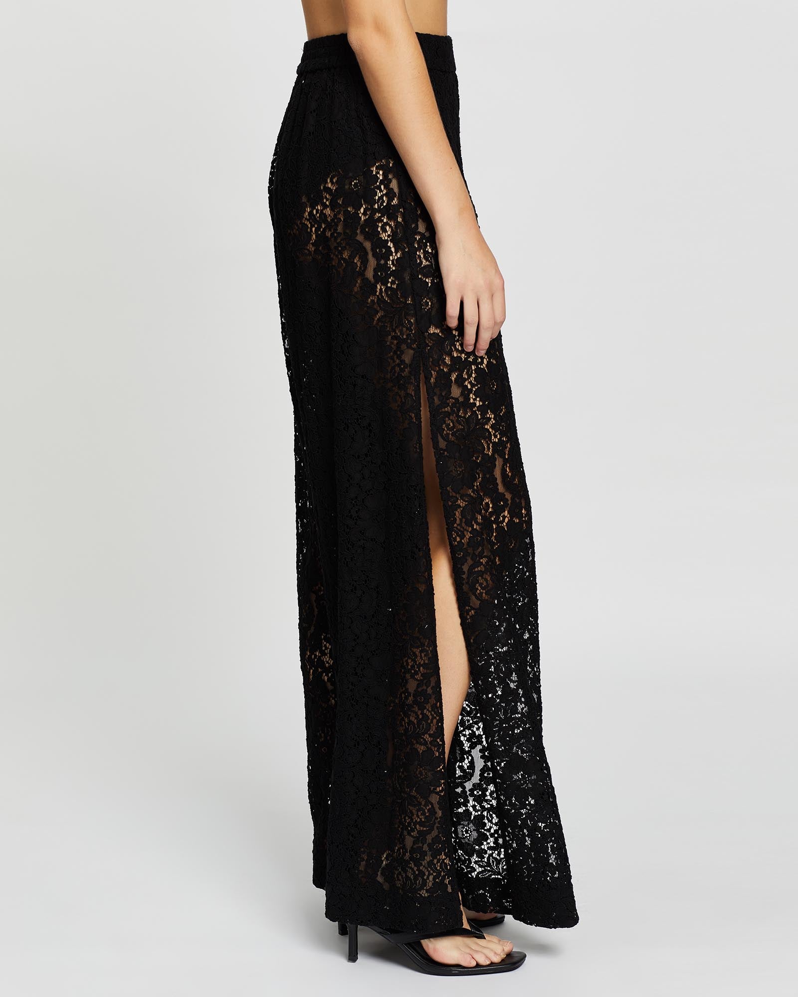Chrissy Lace Pants - Black