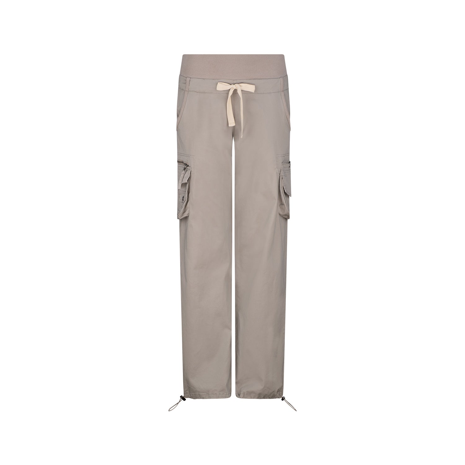 Little Rippa Rib Waist Cargo Pant - Taupe