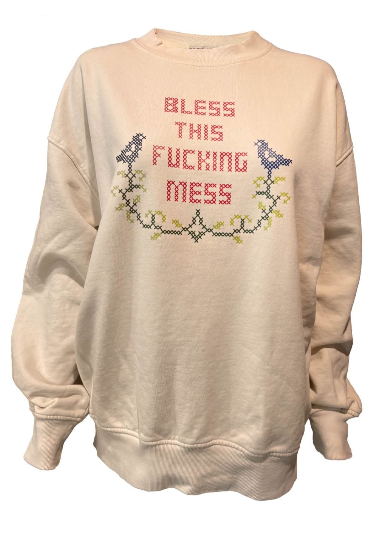 Bless This Mess Sweat - Milk