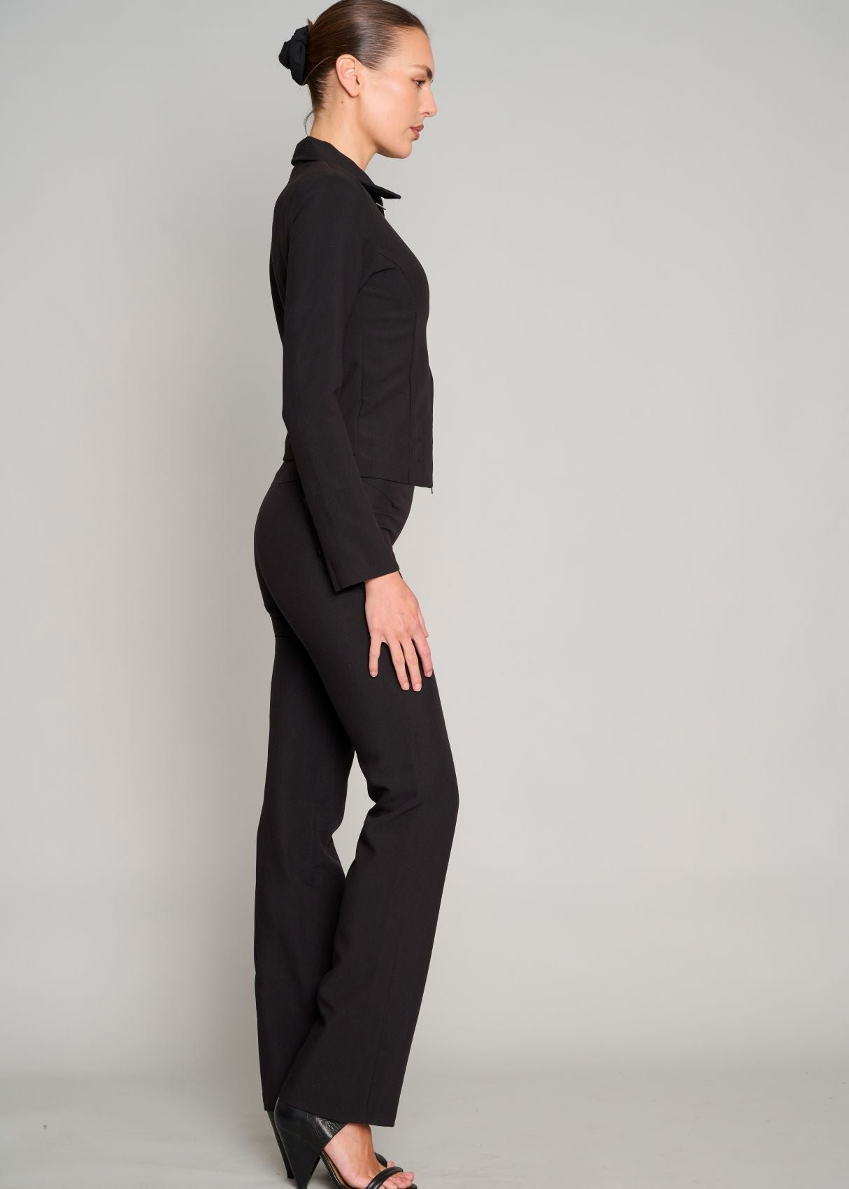 Motor Running Zip Jacket - Black