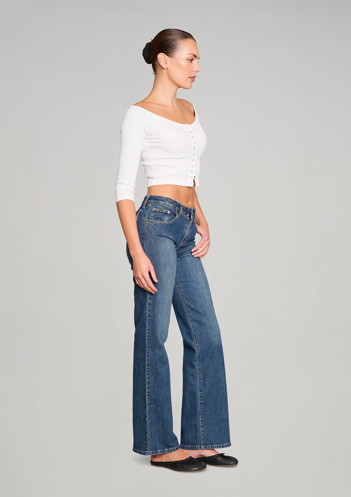 Sugar Baby Rib Top - White
