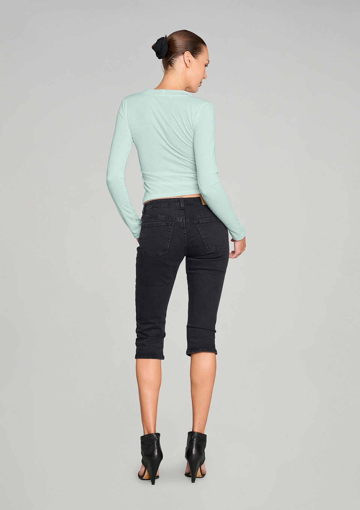 No Biggie Long Sleeve Top - Spearmint Green