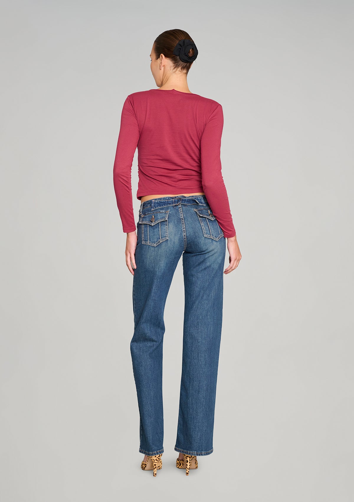 No Biggie Long Sleeve Top - Plum