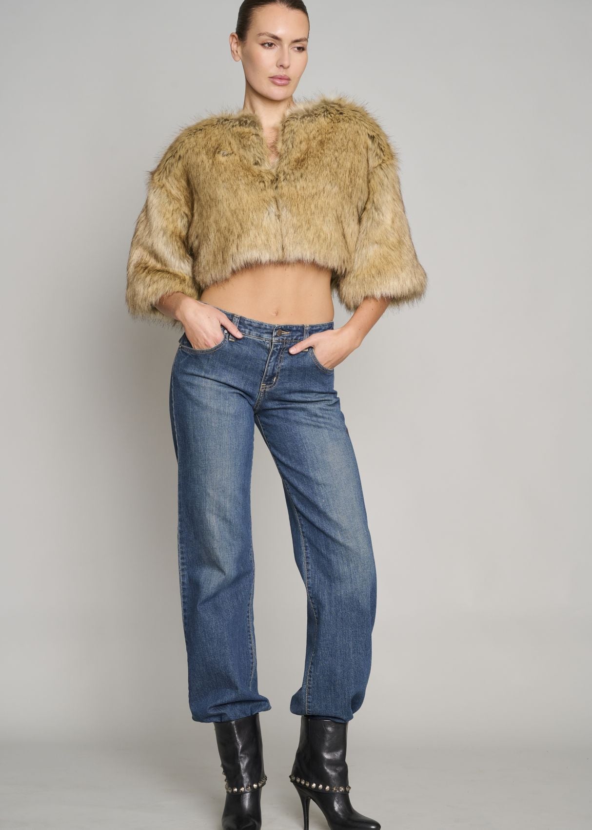 Little Fur Coat - Brown