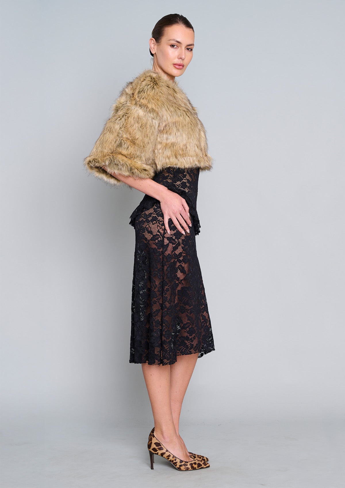 Little Fur Coat - Brown