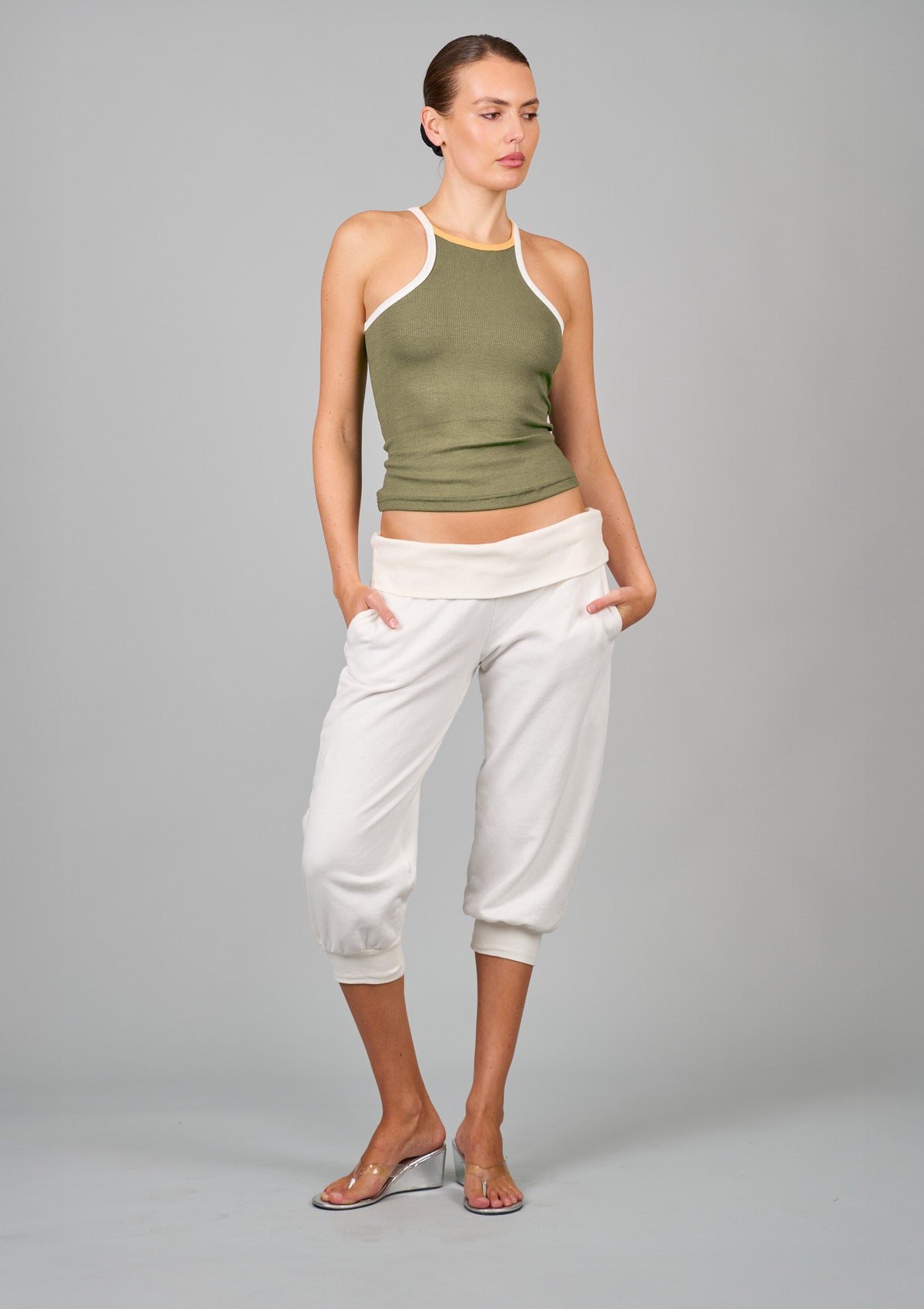 Goody Two Shoes Rib Singlet