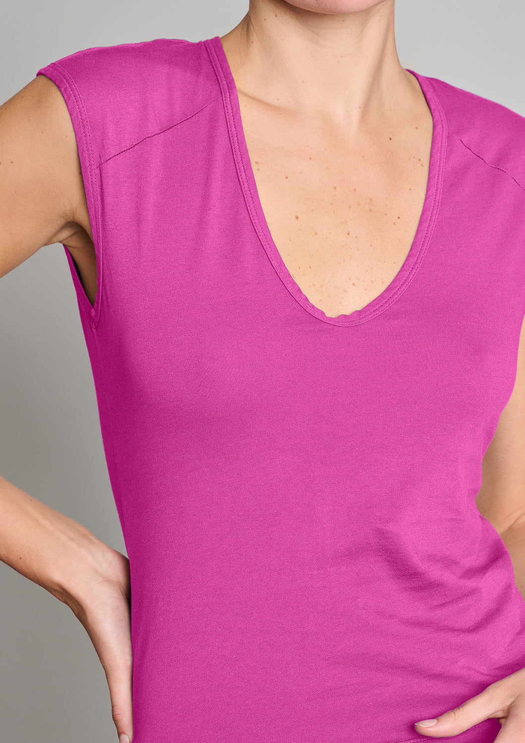Little Keyhole Tee - Pink Watermelon