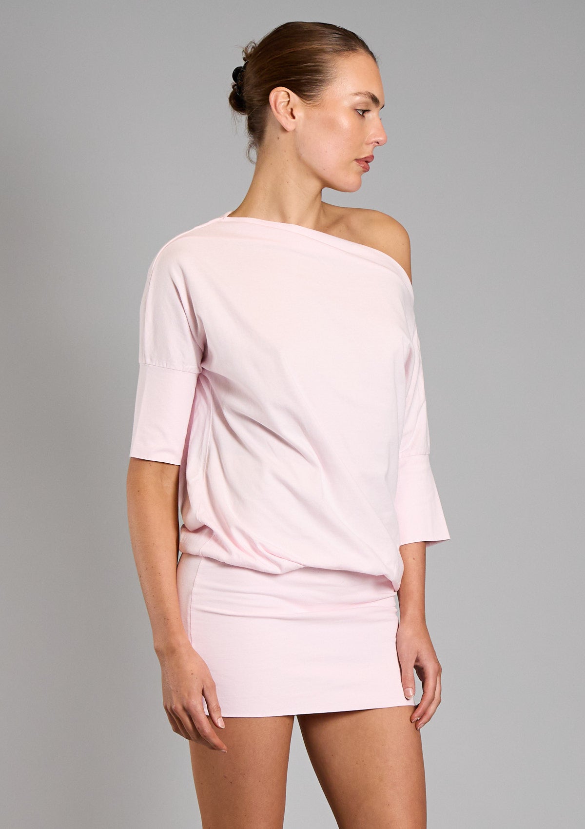 Gabby Ballet Tee Dress - Baby Pink