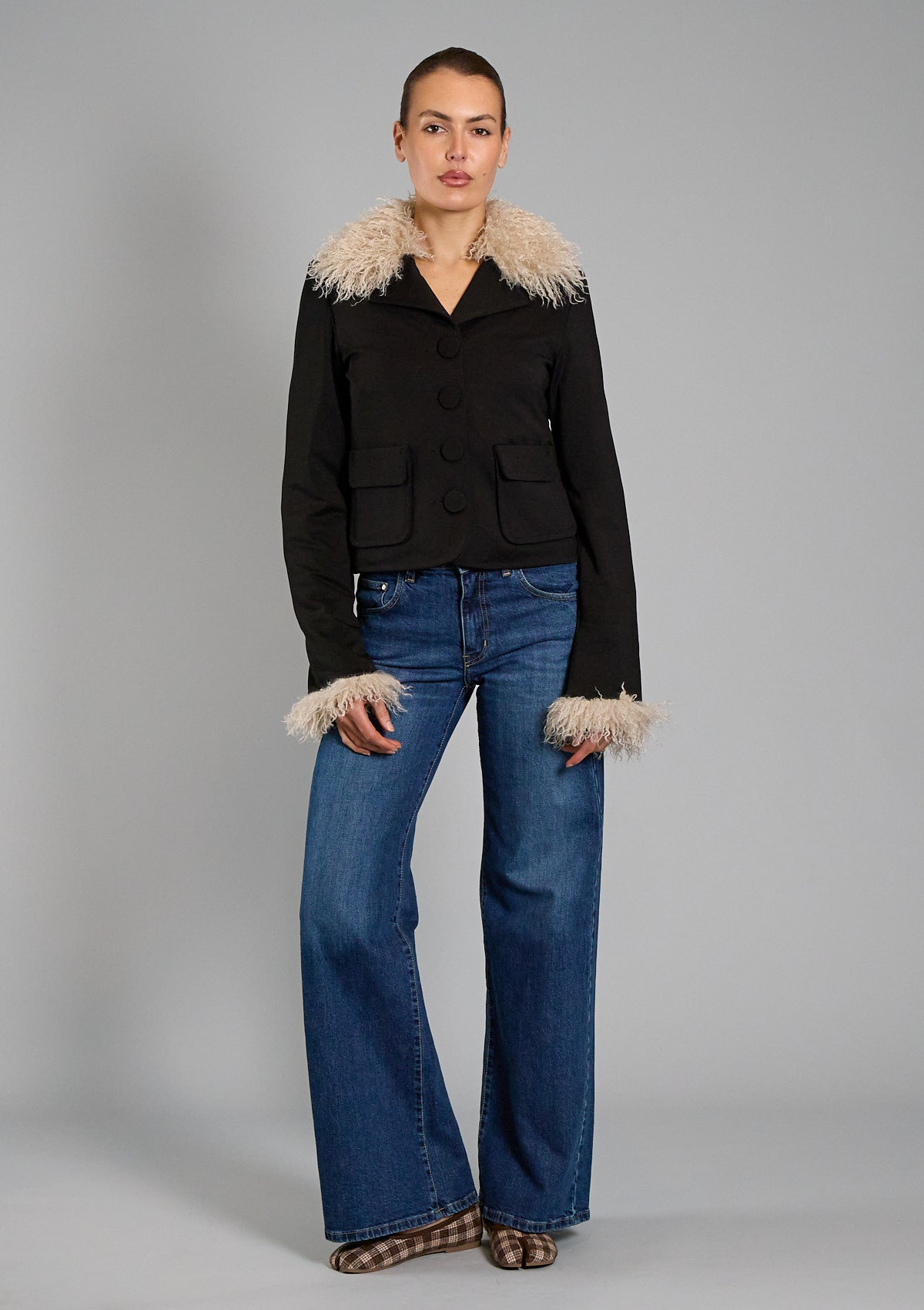 Nelly Fur Collar Jacket