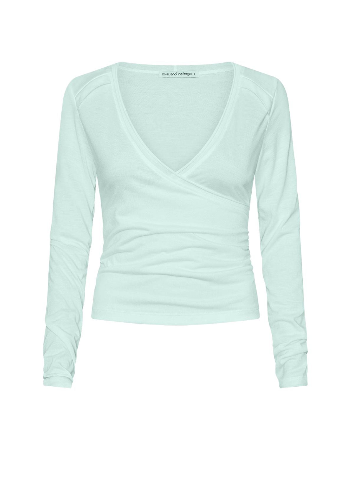 No Biggie Long Sleeve Top - Spearmint Green