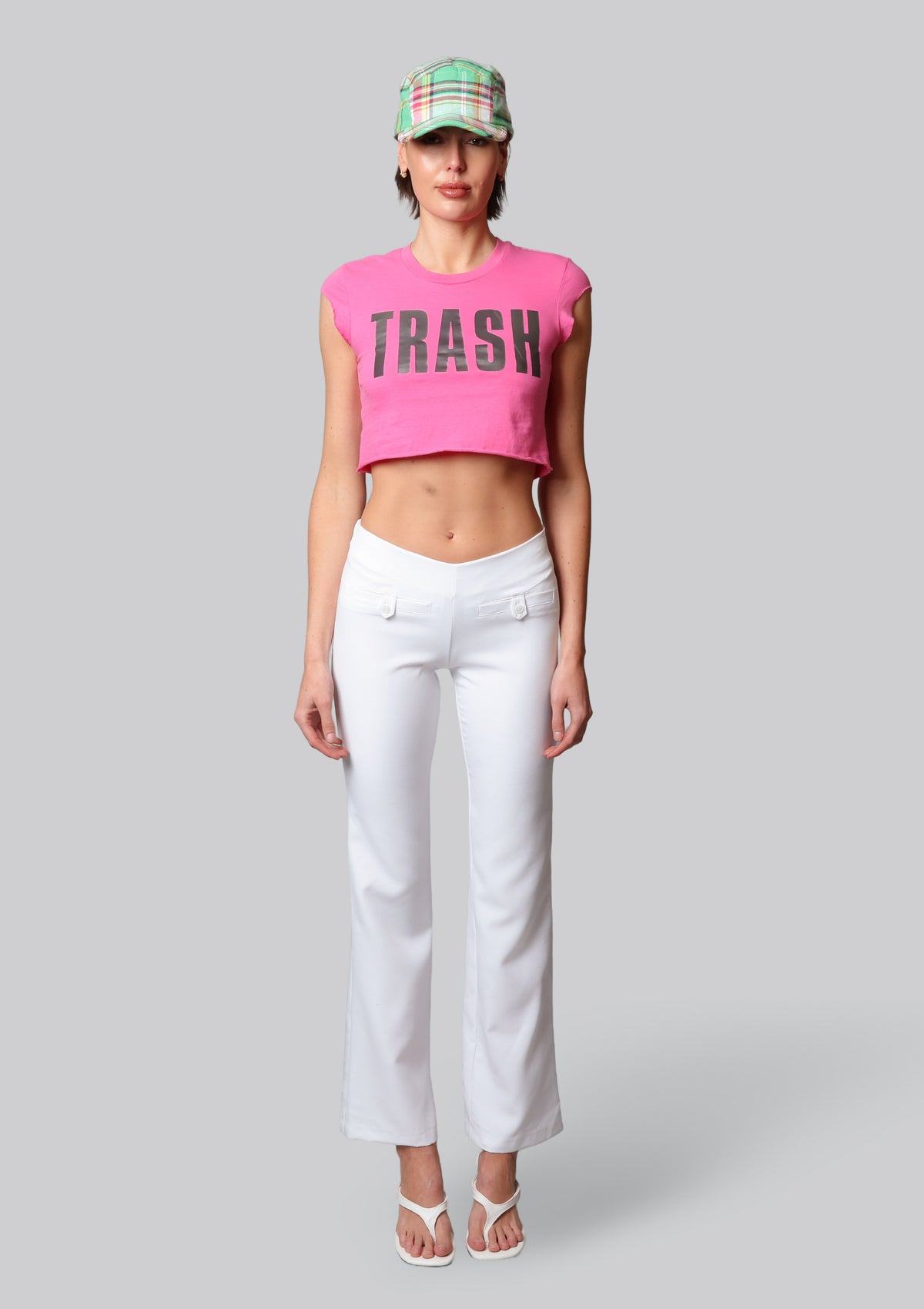 Margot Crop Tee - Trash