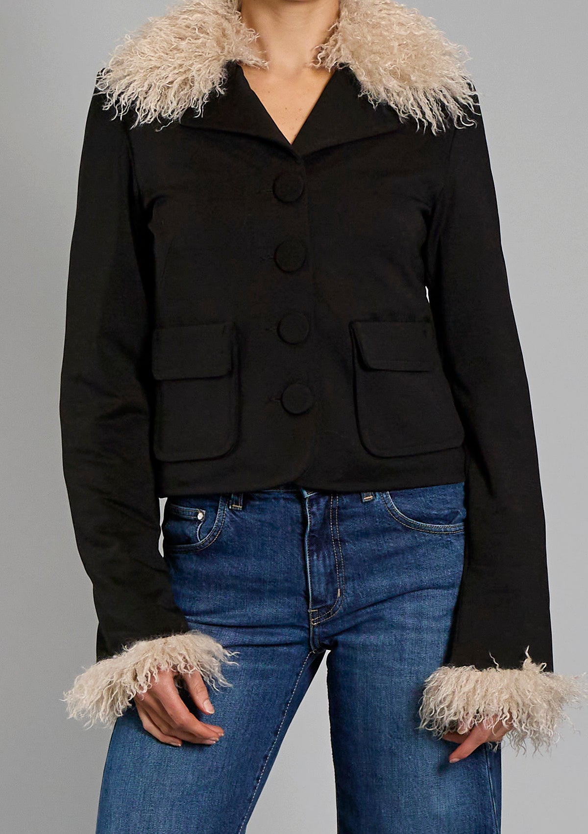 Nelly Fur Collar Jacket