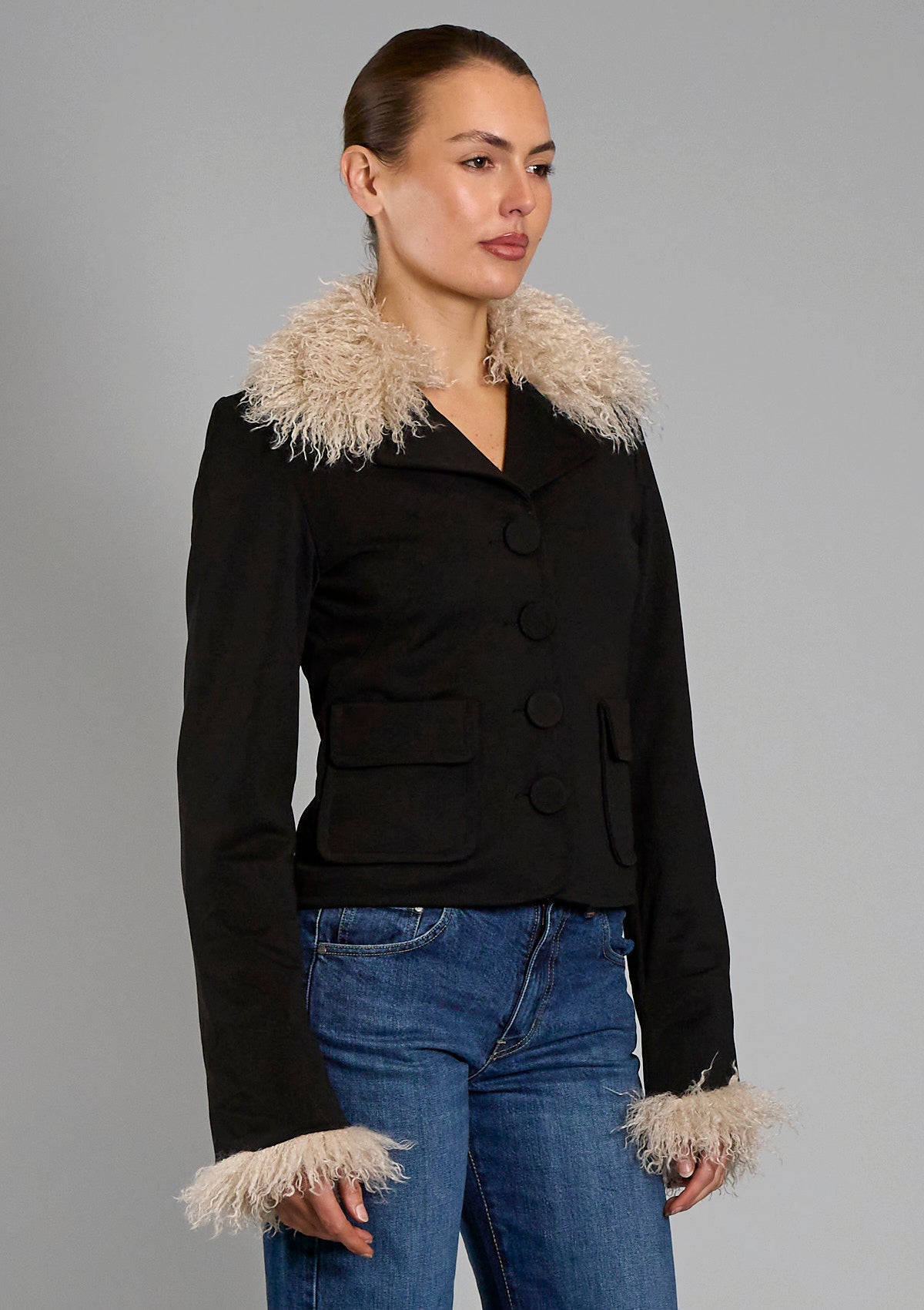 Nelly Fur Collar Jacket