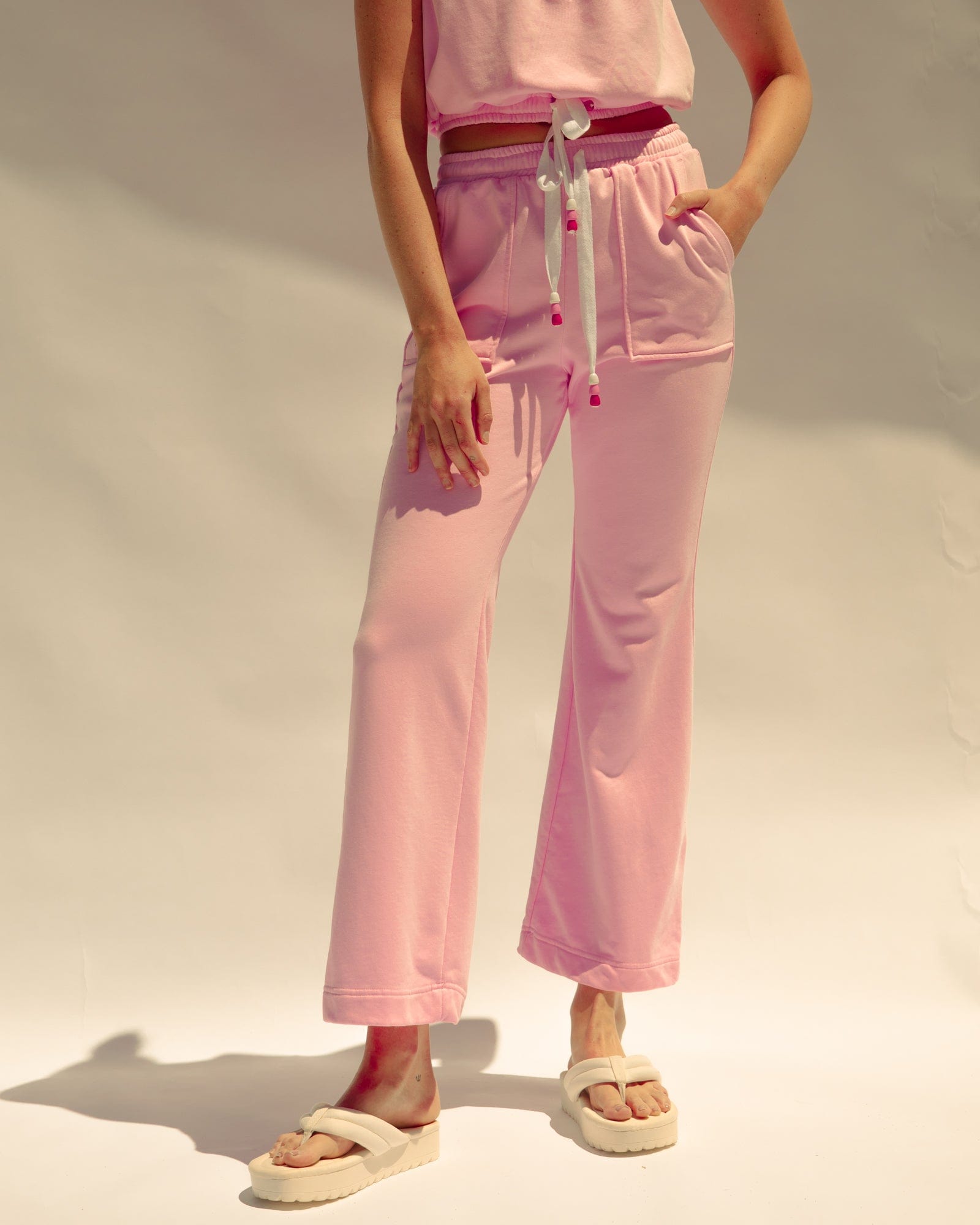 Ace Terry Pant - Pink