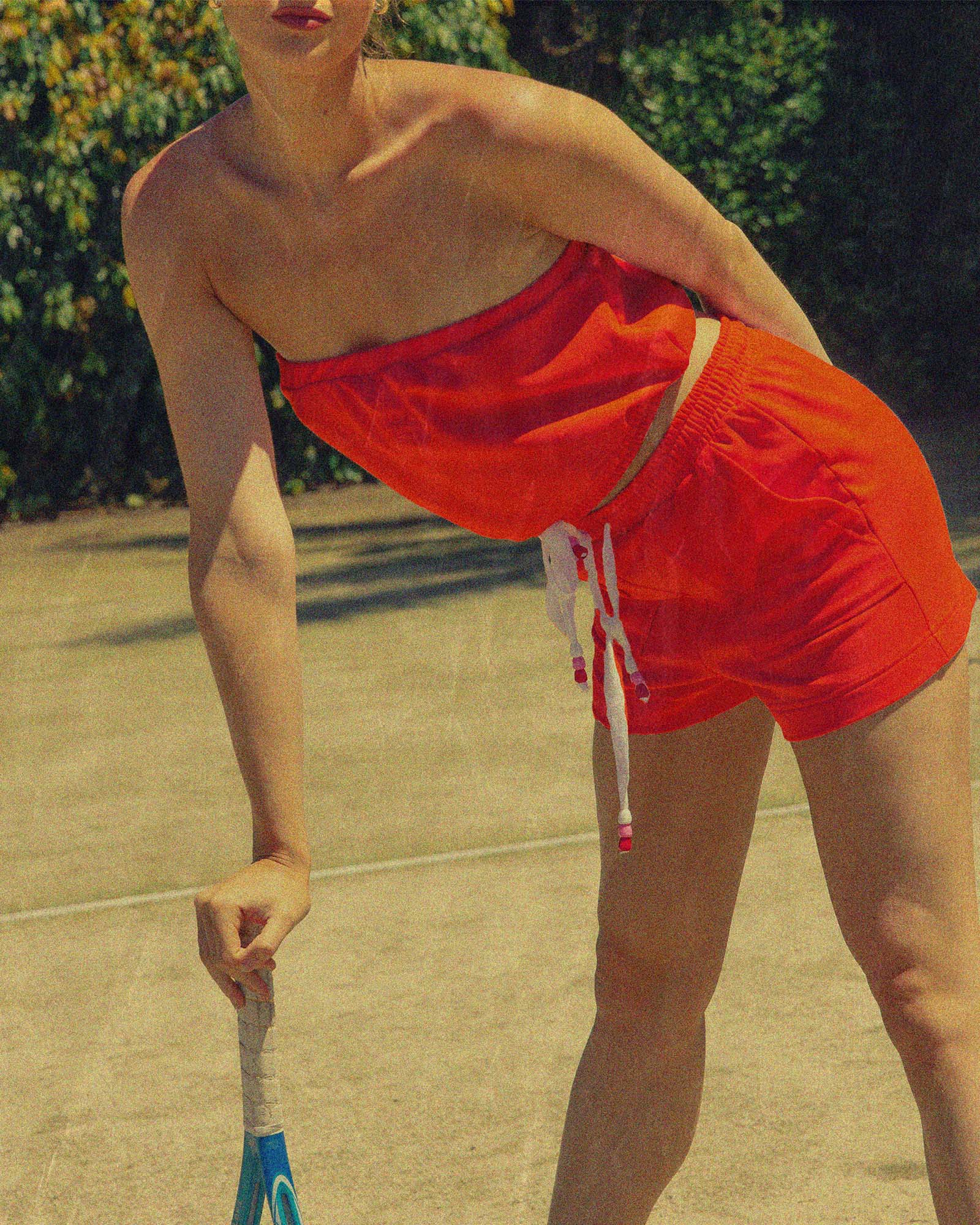 Deuce Terry Boob Tube - Red