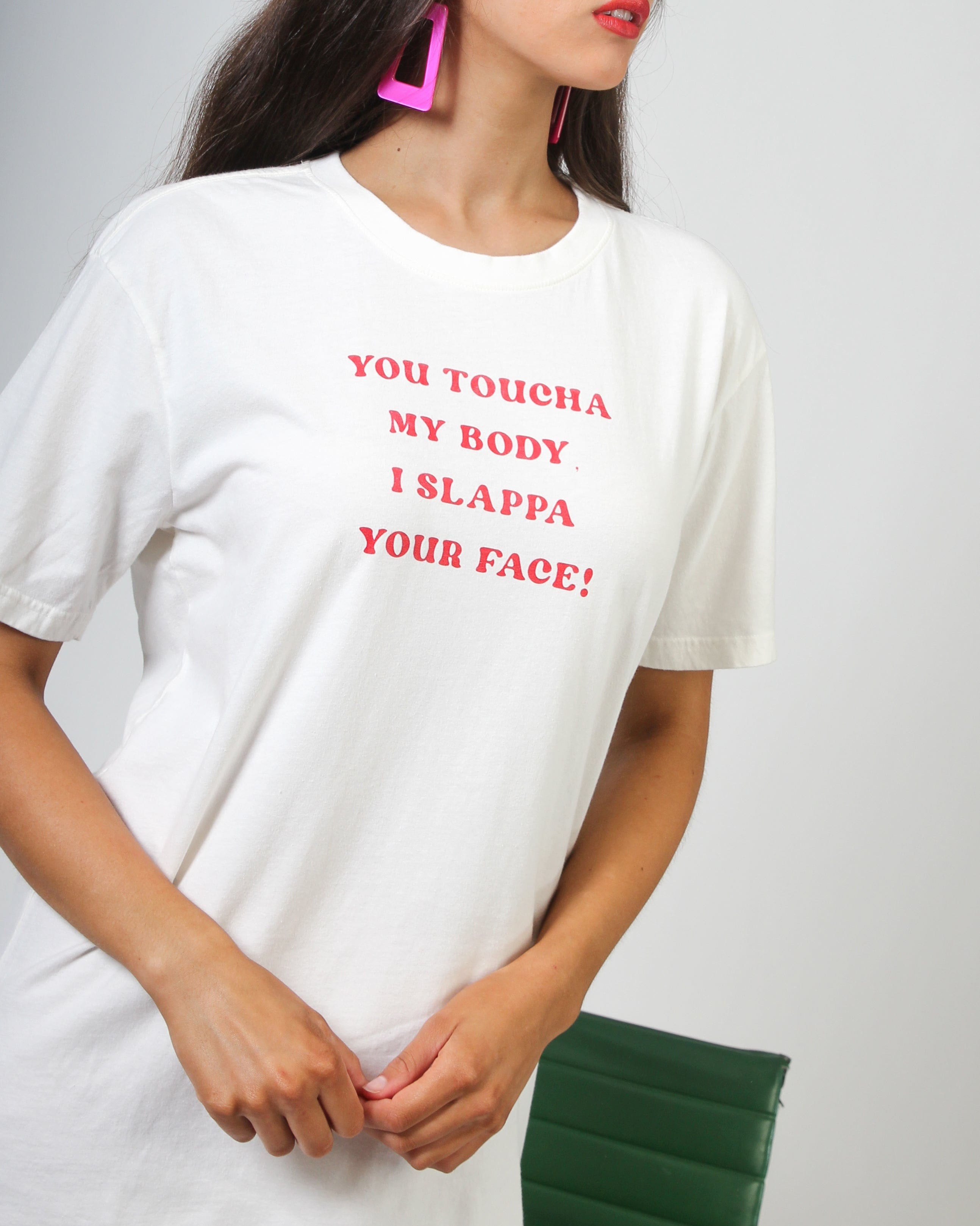 Don't Touch Vintage T-Shirt - White