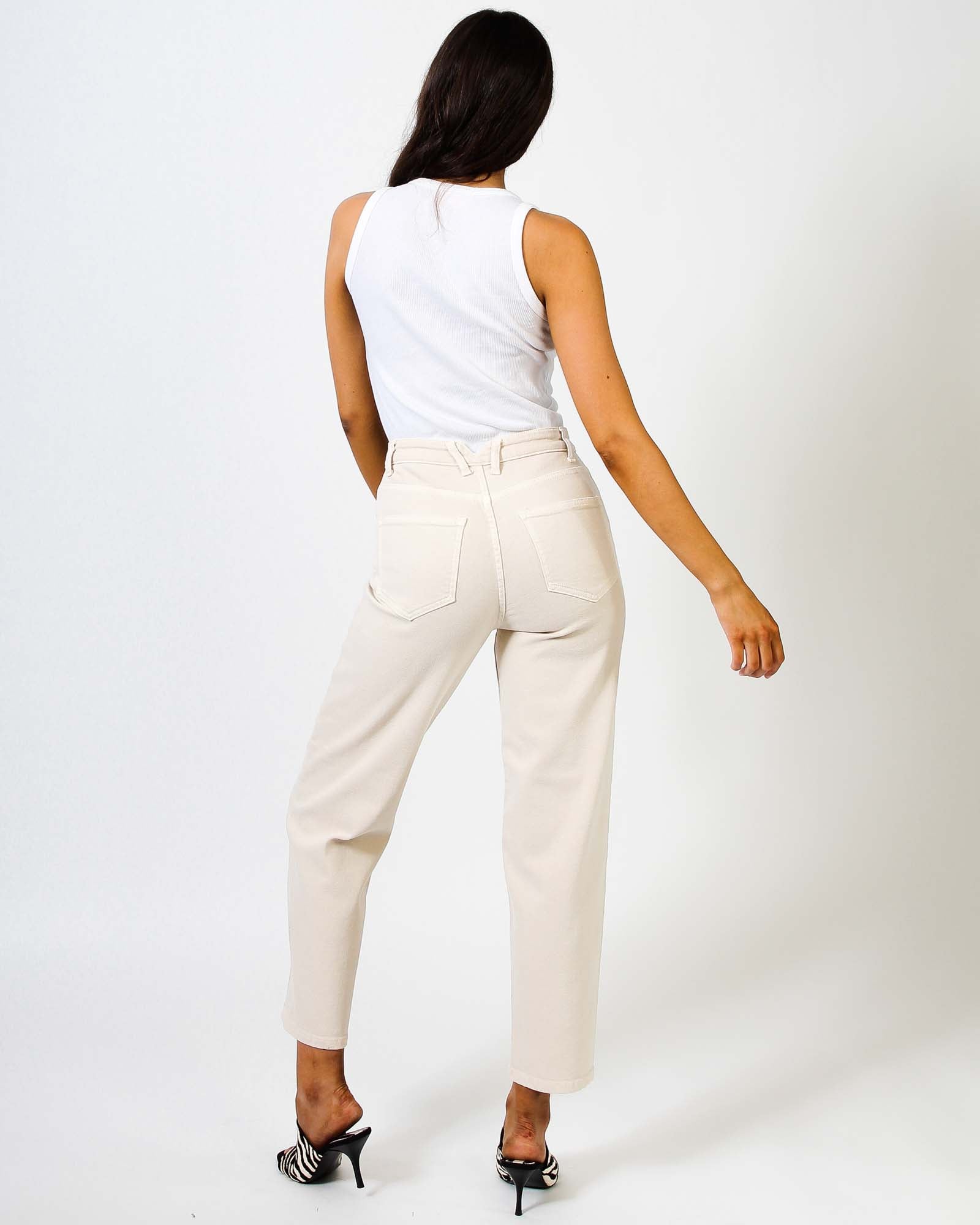 Karen 80's Mum Jean - Ecru