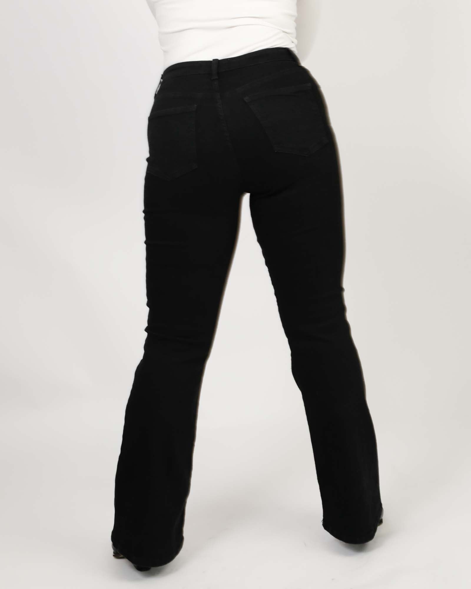 BILLY Bootleg 'Loves All' Organic Jean - Jett Black