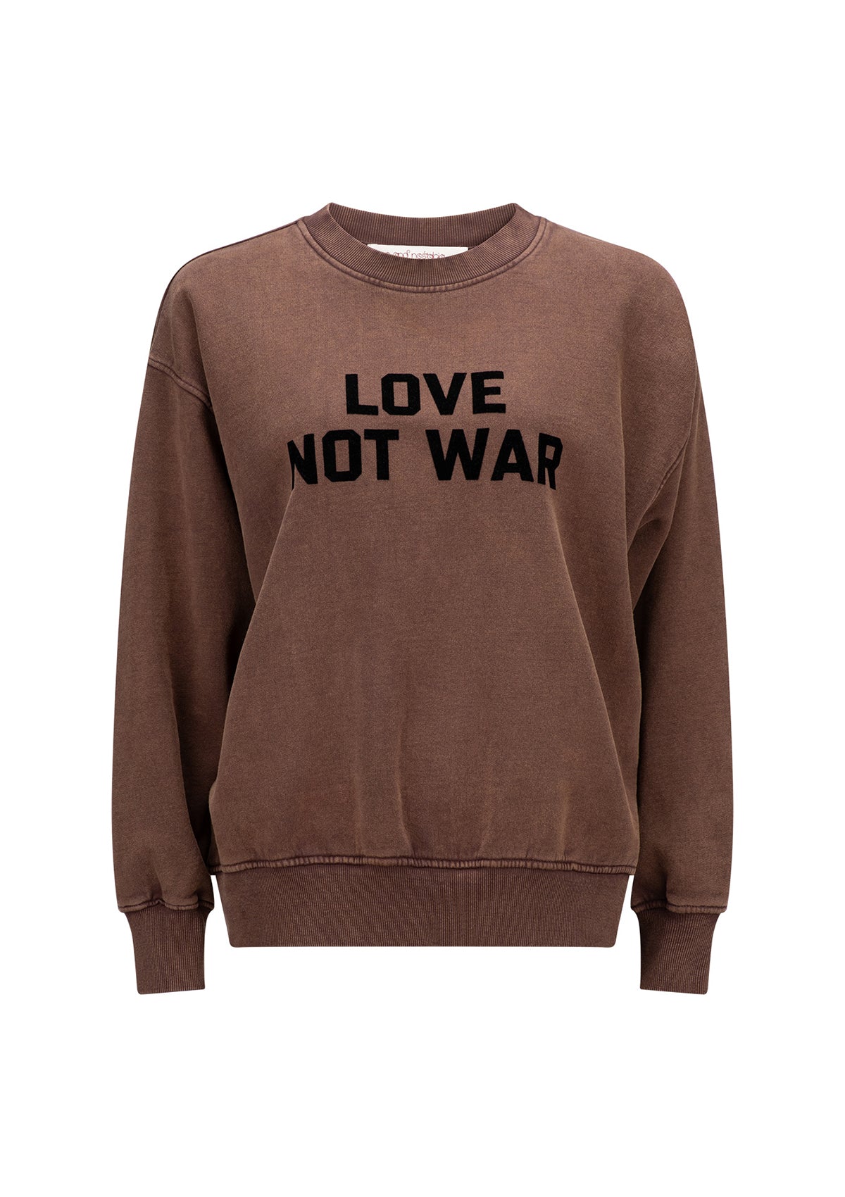 Love Not War Sweat - Cinnamon