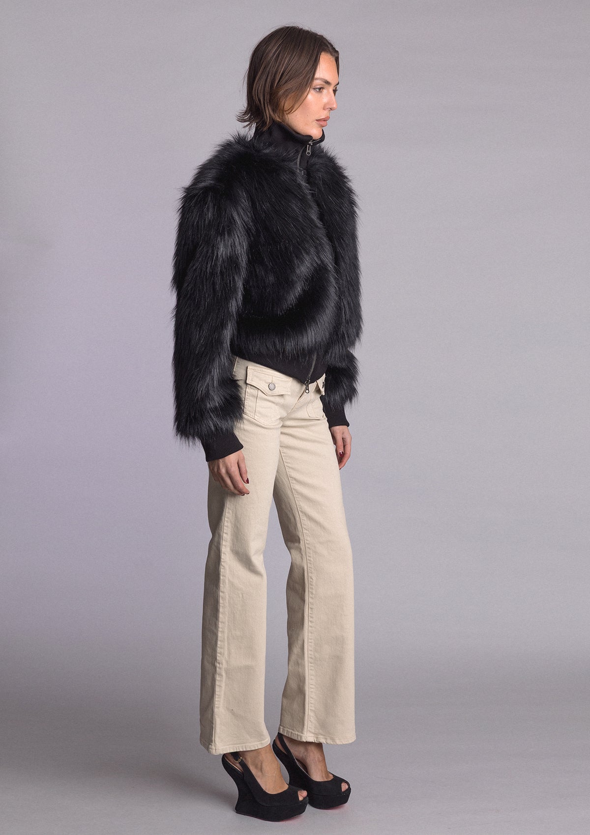 Patch Pocket Bob Jean - Peanut