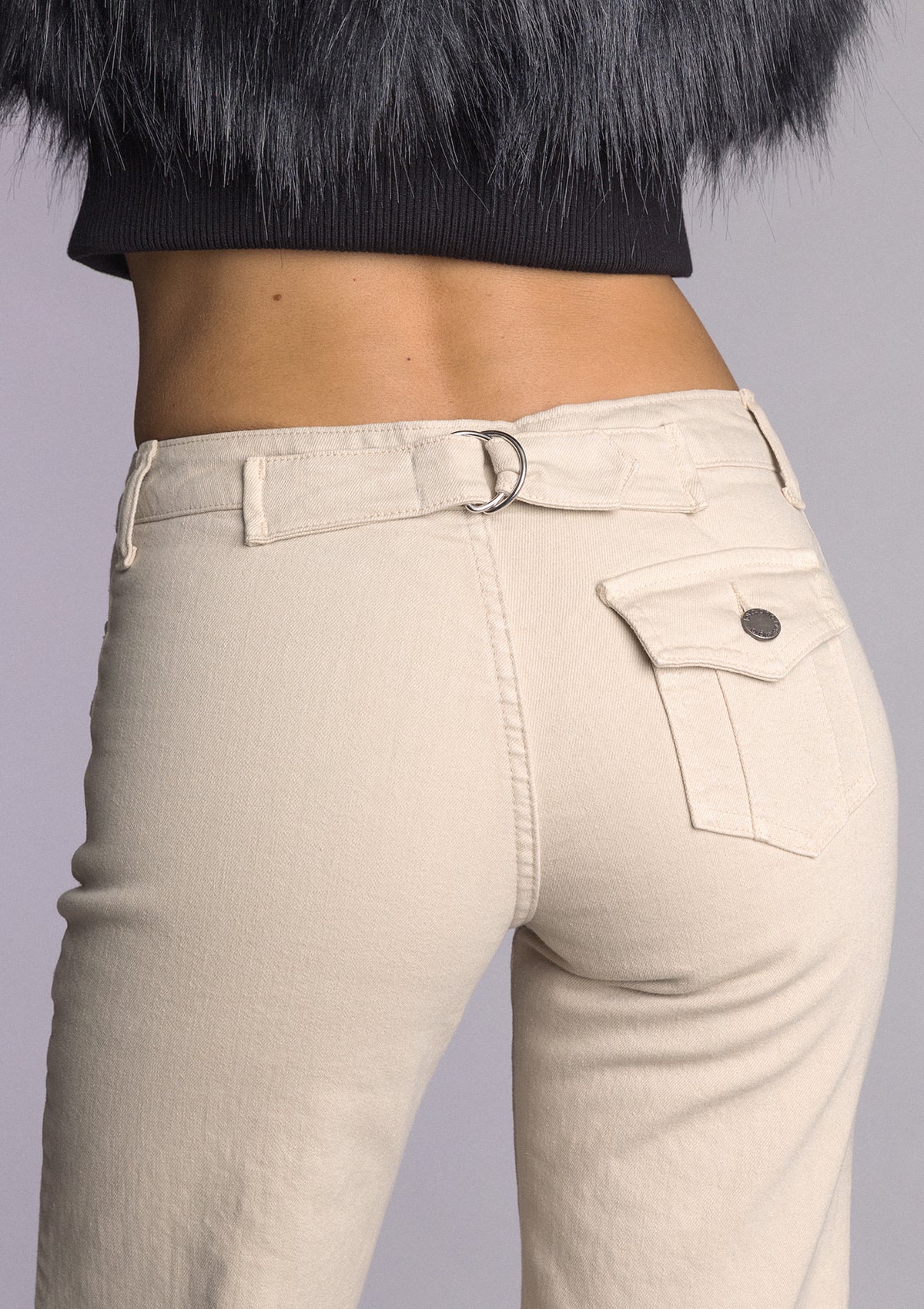Patch Pocket Bob Jean - Peanut
