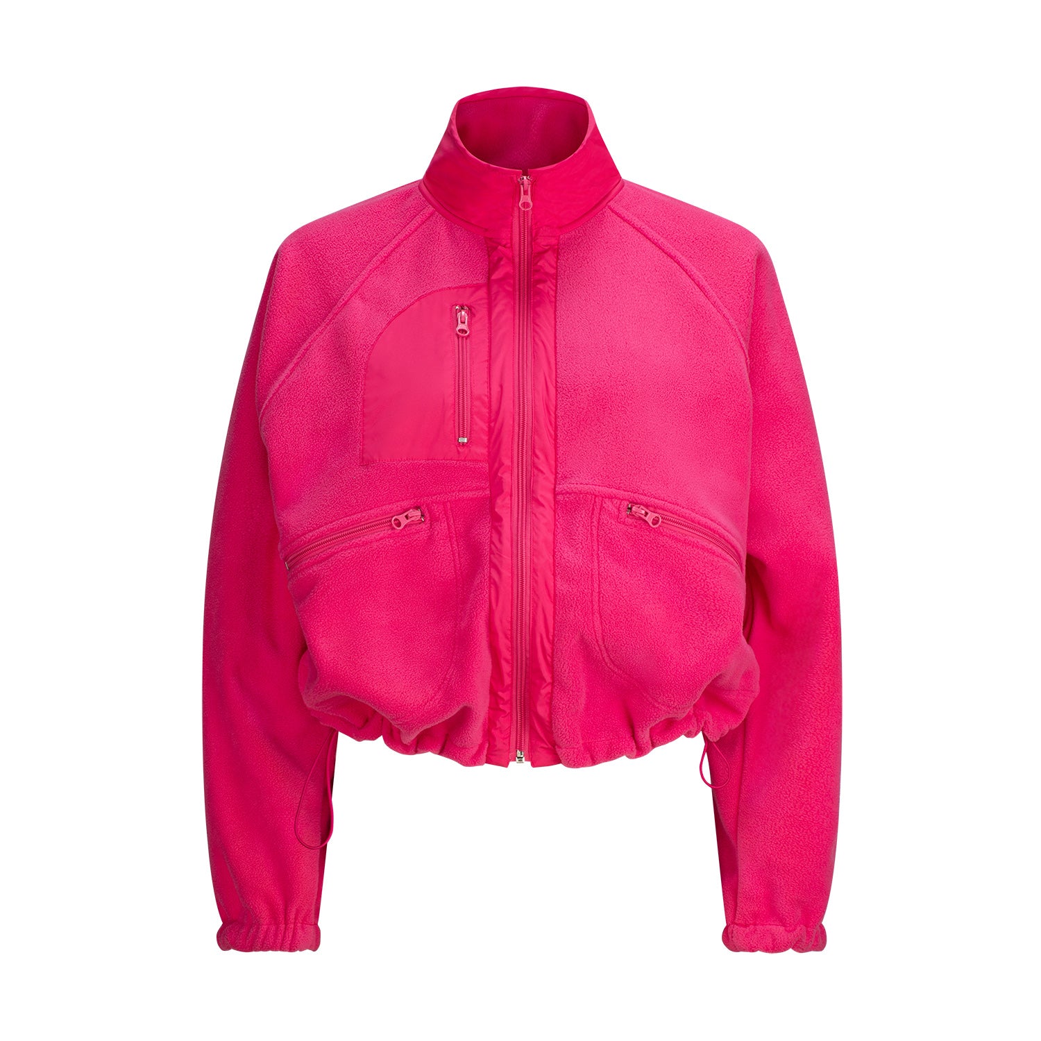 Burger Queen Polar Fleece Jacket - Bubble Gum