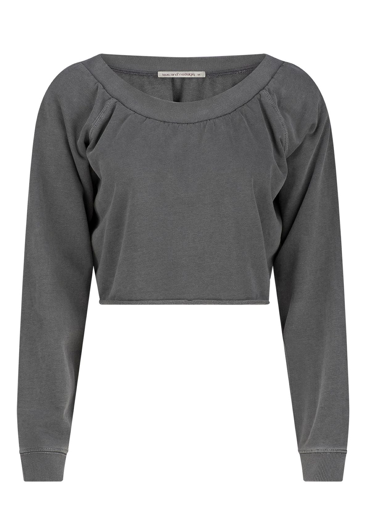Weekender Crop Sweat - Pigment Black