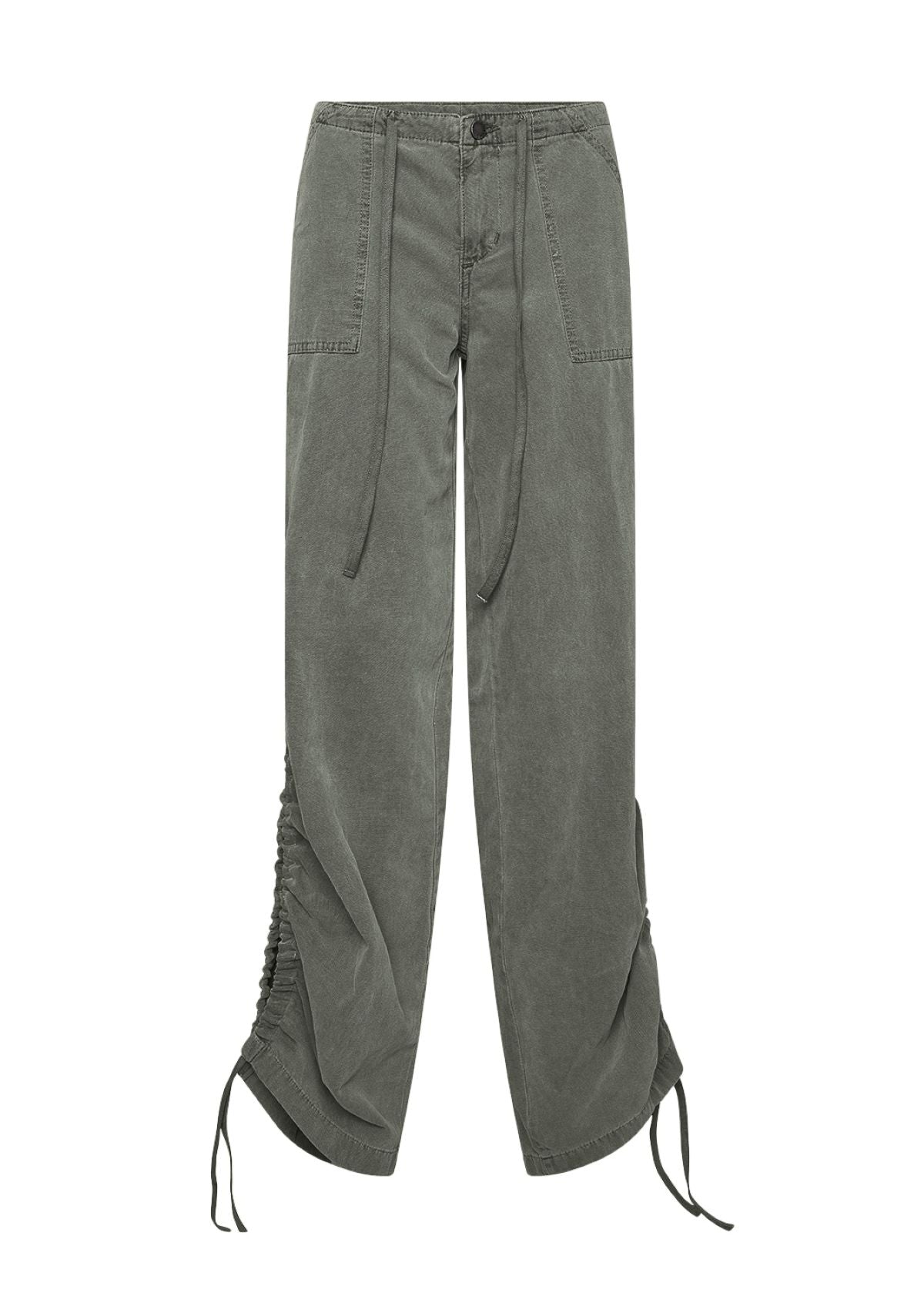 Big Baddie Pant - Army Smoke