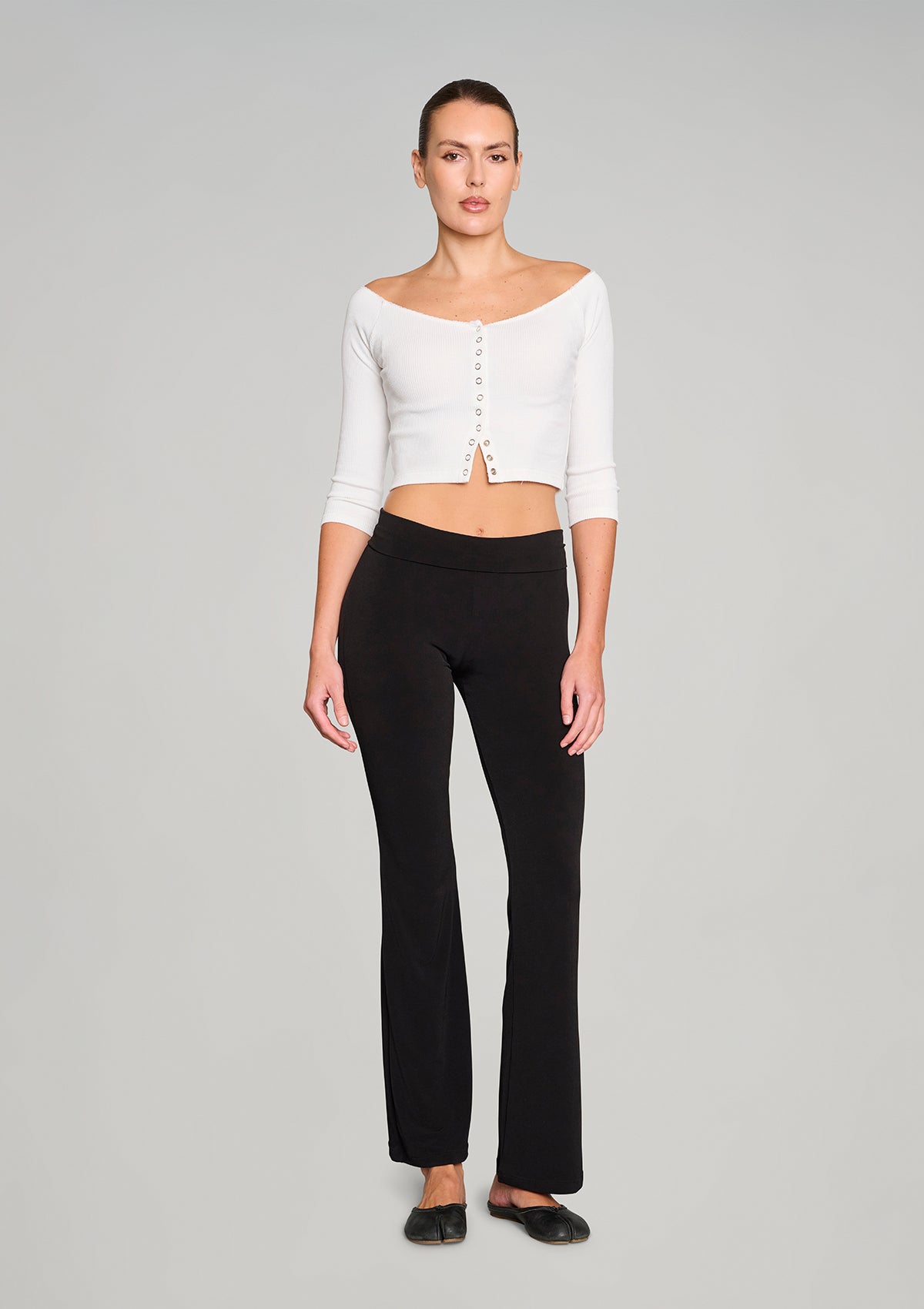 Sugar Baby Rib Top - White