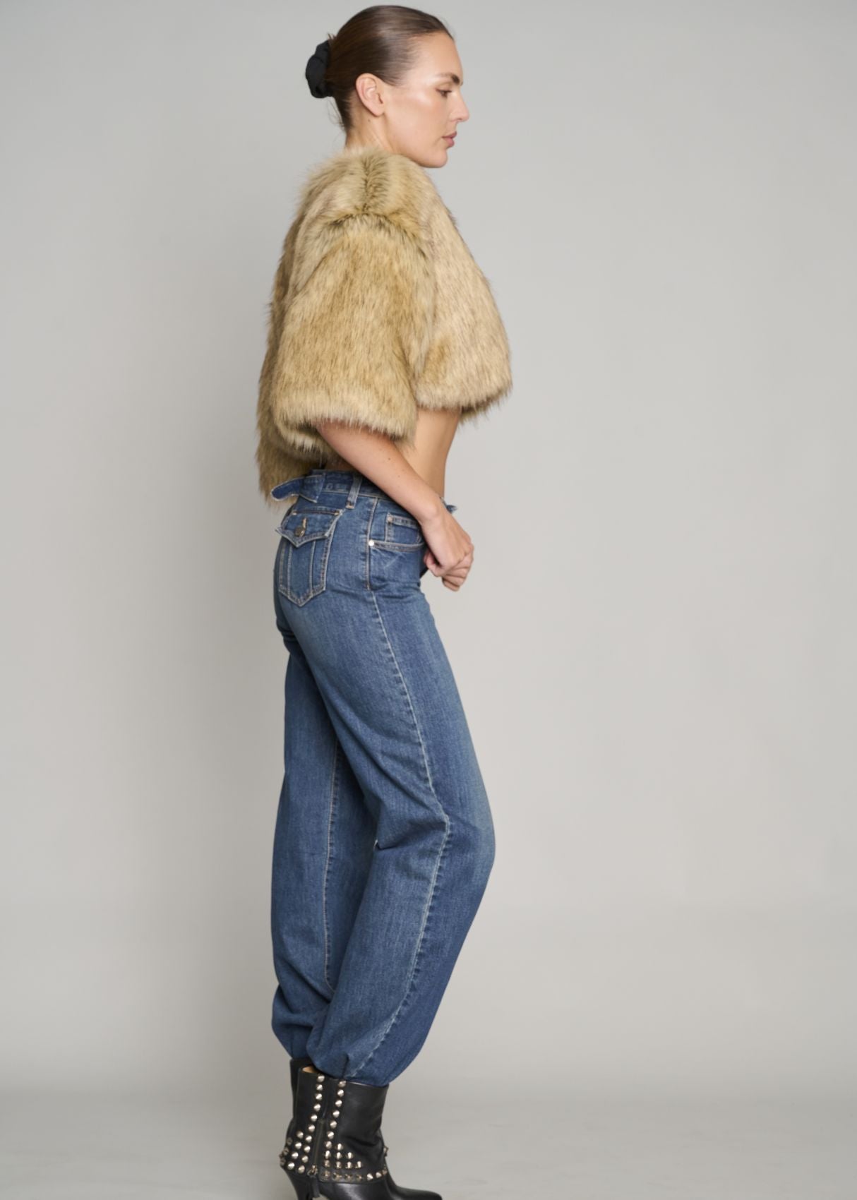 Little Fur Coat - Brown