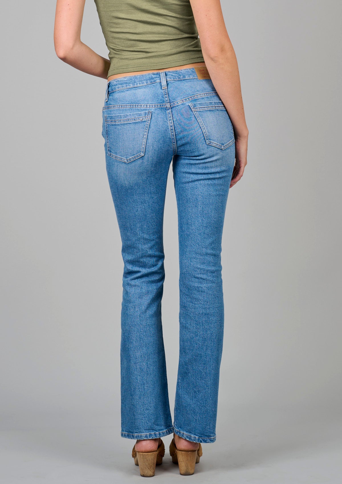 Killer Low Rise Bootcut Jean - Pale Vintage Blue