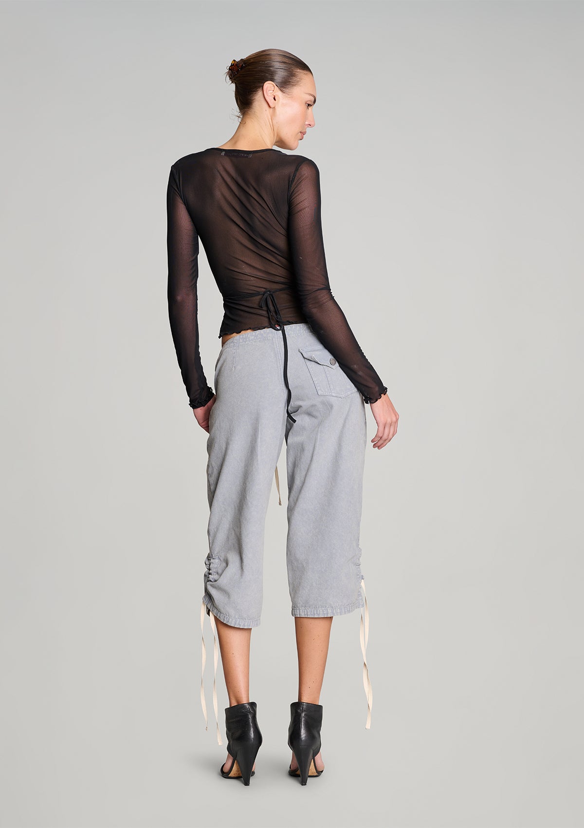Big Bully Capri Pant - Cement