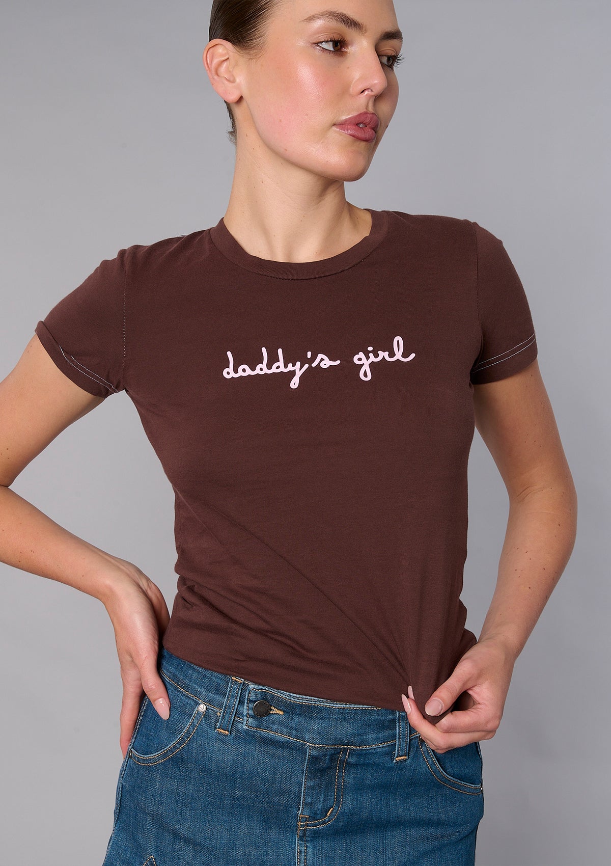 Daddy’S Girl Print Tee