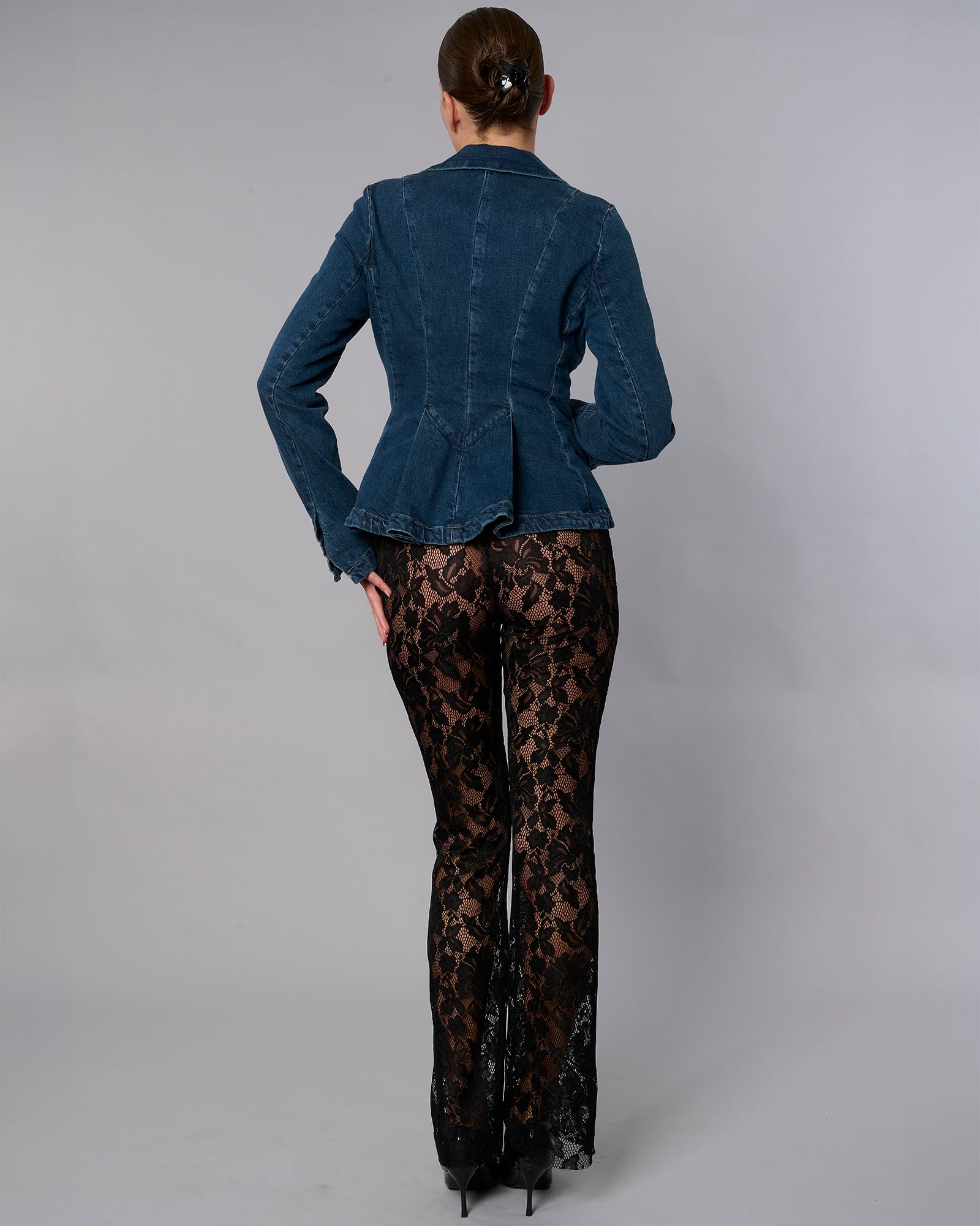 Courtney Lace Pant - Black