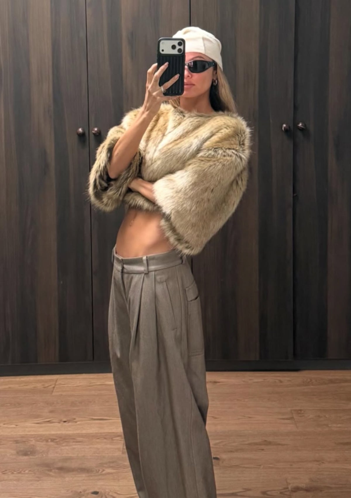 Little Fur Coat - Brown